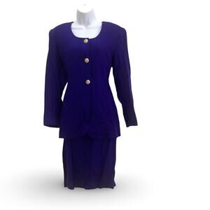 Bill Alvira Wool Skirt Suit